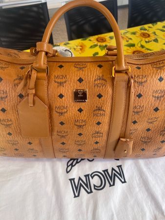 MCM Weekender 45cm - ungetragen / Cognac
