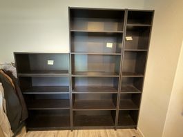 IKEA Bücherregal Set 3-teilig schwarz