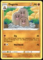 Pokémon Dugtrio 085/189   EN SWSH03 Darkness Ablaze