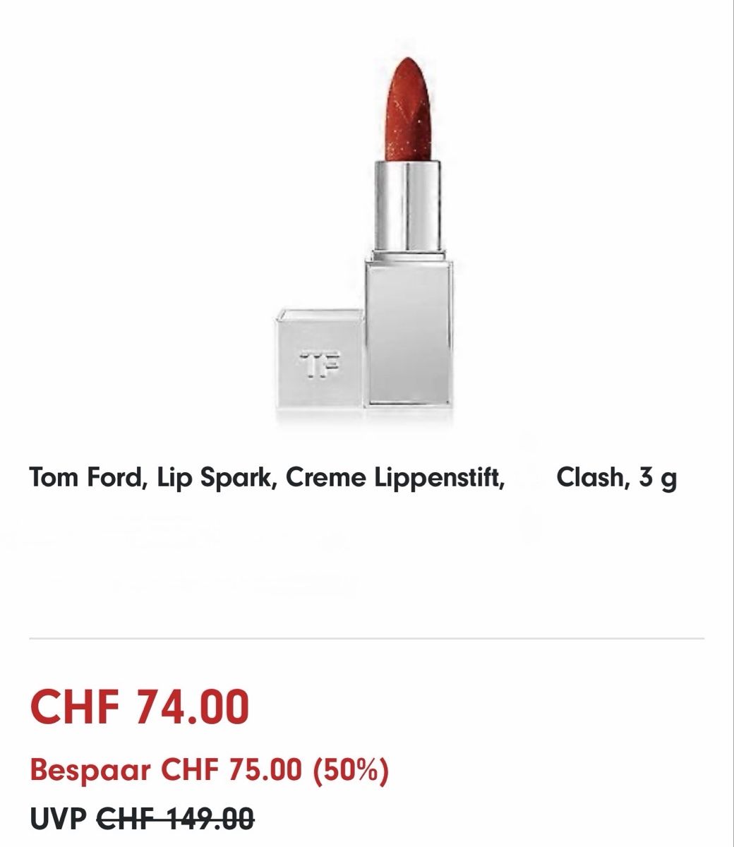 Tom Ford Make-up: Tom Ford Rouge à lèvre 23 Alias – Usato da Fribourg venduto da VSL-LUXE-BRAND 6