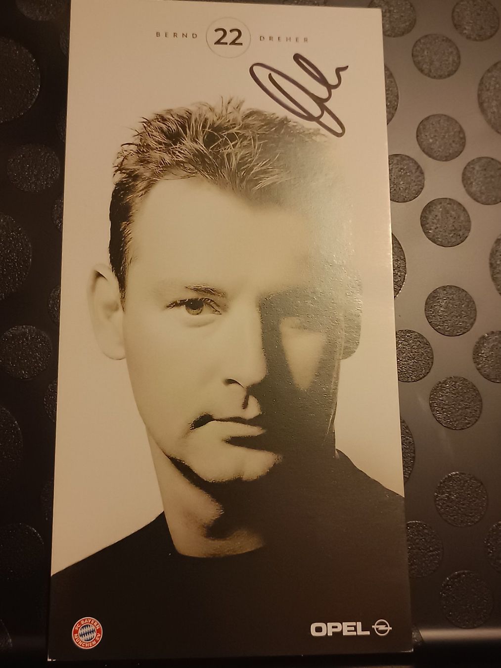 Autografi: Bernd Dreher - Bayern München - handsigniert – Usato da Menziken venduto da Artographs