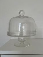 Vintage Glasglocke/Käseglocke mit Fuss - Top Zustand!