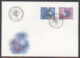 2001, FDC, Sondermarken Regenbogenfisch