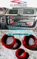 BMW Knopf Abdeckung Alu Rot für 1, 2, 3, 3 GT, 4, X1 Serie