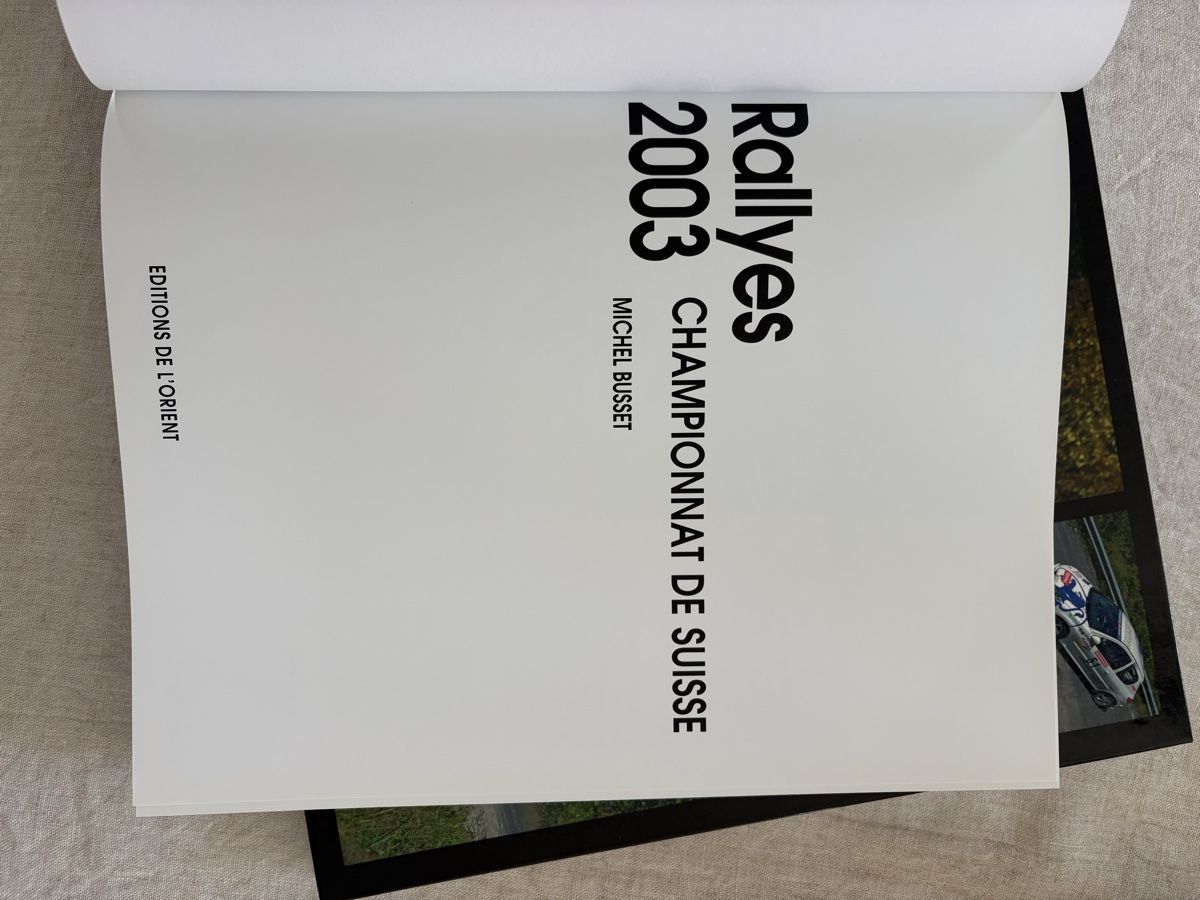 Libri: Championat CH Rallyes 2003 & 2004 – Nuovo (secondo la descrizione) da Büttikon AG venduto da wrx225 2