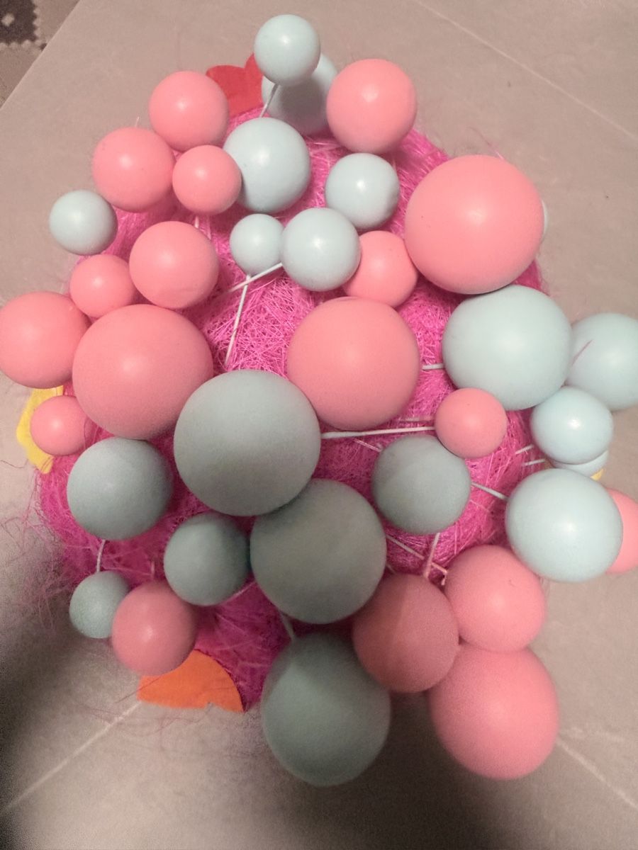 Tutte le decorazioni: Geburtstagsdeko, Rosa und Hellblau Kuchendeko – Usato da Zürich venduto da Krikri21 2