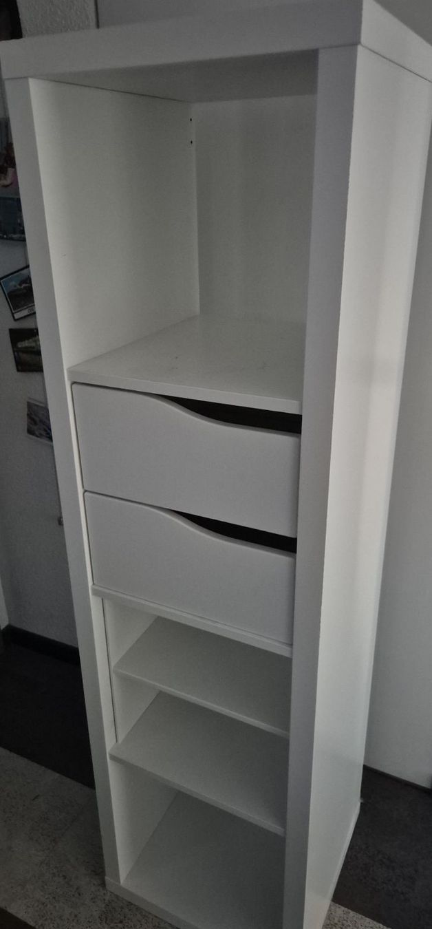 Scaffali: Regal mit Schubladen weiss gebraucht – Usato da Möriken AG venduto da ste_sdp9