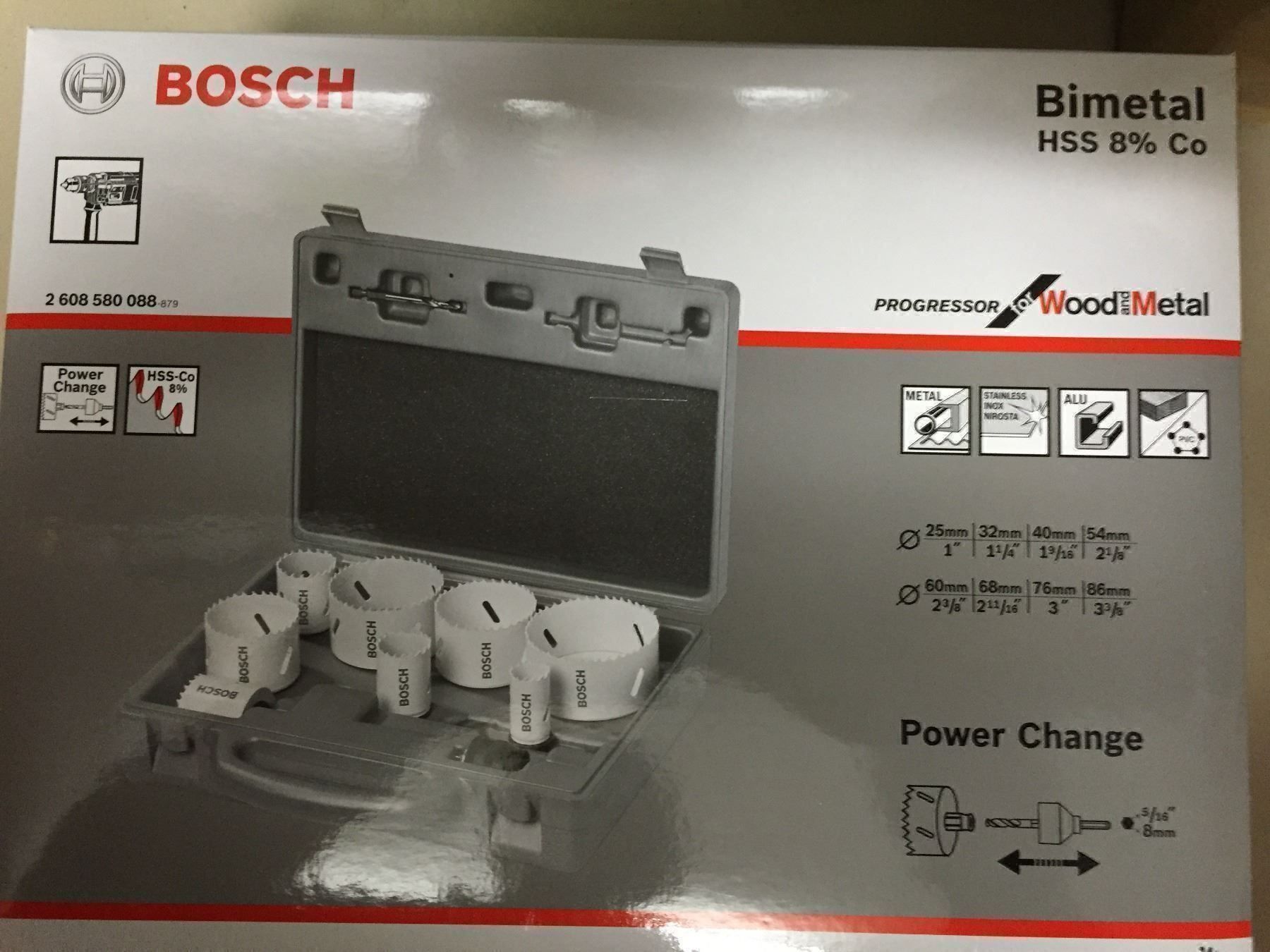 Bosch Alle Werkzeuge: Bosch Lochsägen-Set Power Change – Neu und originalverpackt aus Dietikon von Emoruk 2