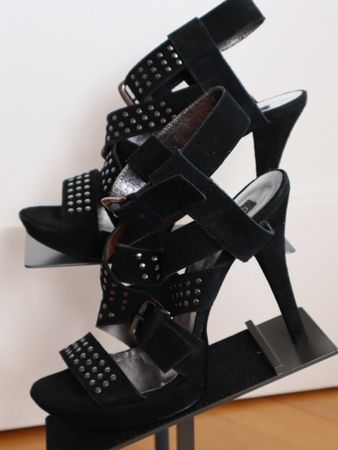Sandalette/ Stiletto /High Heel, Bagatt, 39, Leder Neuwertig