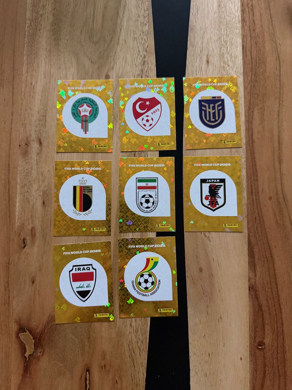 Panini Carte collezionabili: WM 2026 Panini 8 verschiedene Wappen – Nuovo (secondo la descrizione) da St. Gallen venduto da wastmo