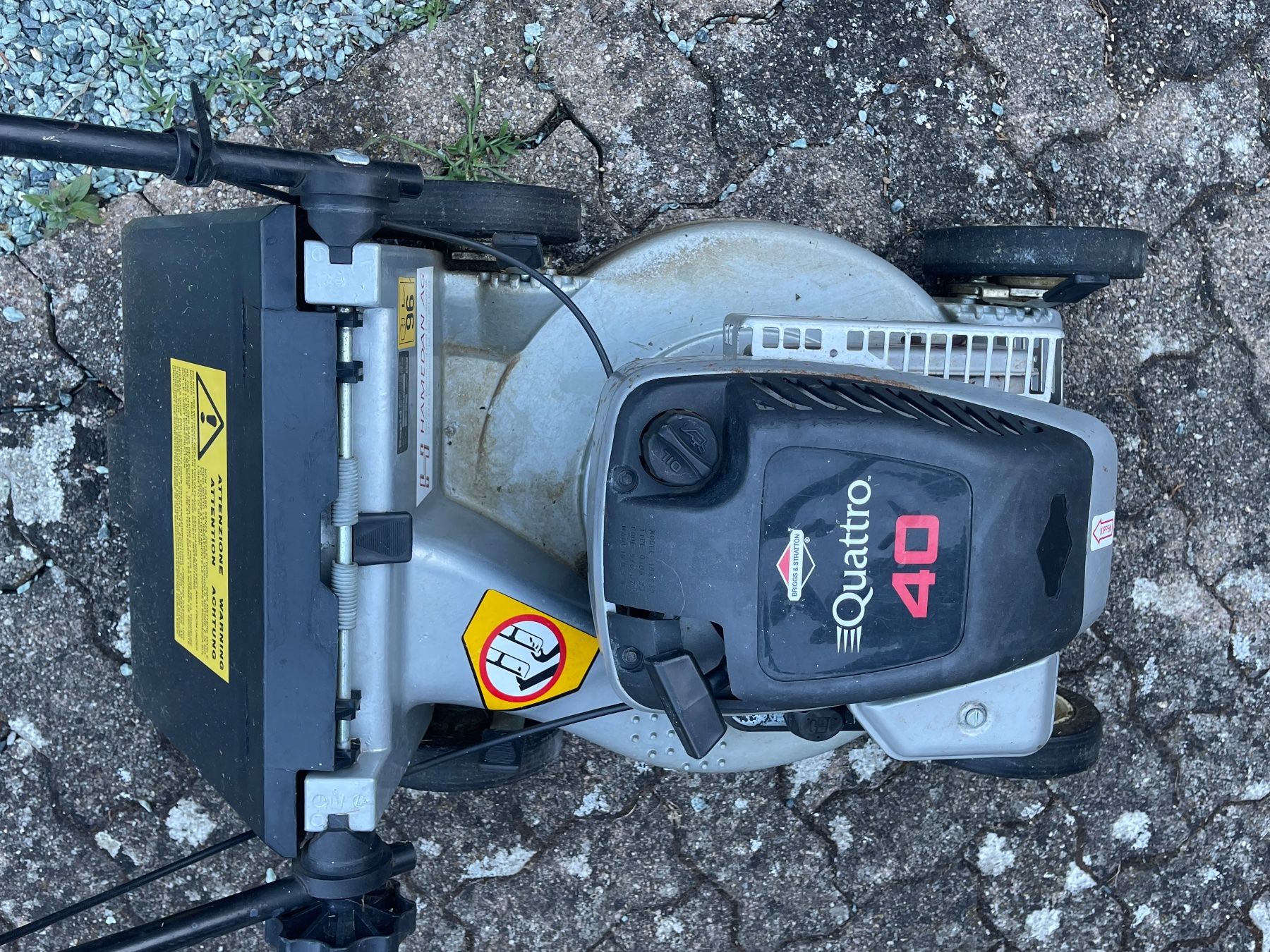 Tagliaerba: Briggs & Stratton Quattro 40 Rasenmäher /Rapid – Difettoso da Rümlingen venduto da mor4638li