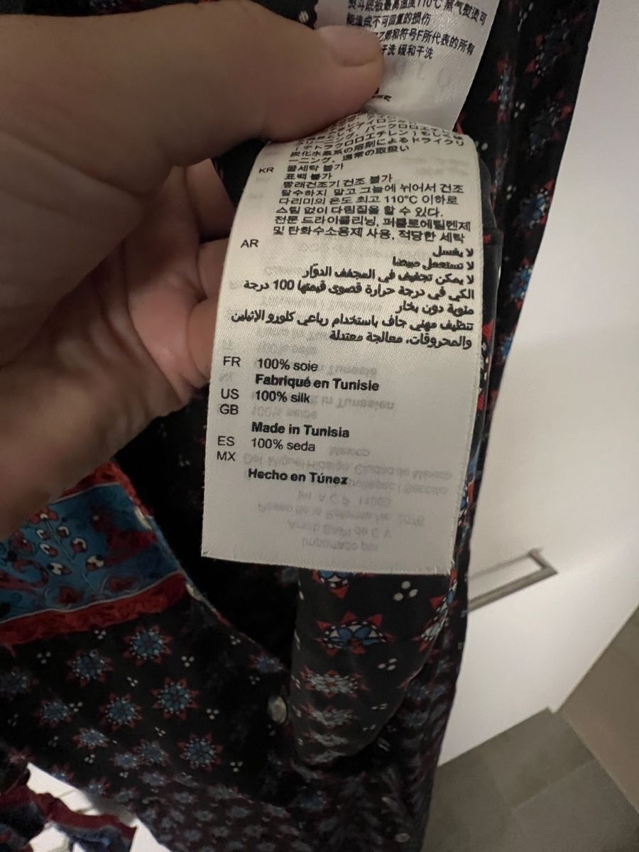 Sandro Vestiti: Sandro Kleid 100% Seide Grösse 36 – Usato da Zürich venduto da Mbraunschweig 6