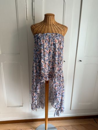 Bustier-Kleid bunt geblümt S