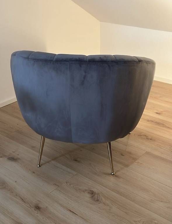 Fauteuils: Sessel Samt grau – D'occasion à Detligen par Yaenu_8 2