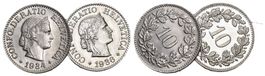 Schweiz 1934+1936
