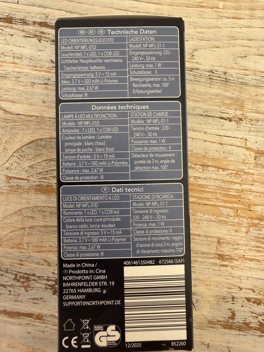 Lampes: 2x LED Orientierungsleuchte mit Bewegungssensor, Neu – Neuf (Voir description) à Wolfwil par Inseider12 8