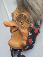 🇨🇭 Antike Krienser Holzmaske gemarkt Ernst Baltis 1979 