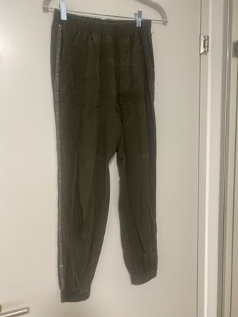 Dark green pants Zara