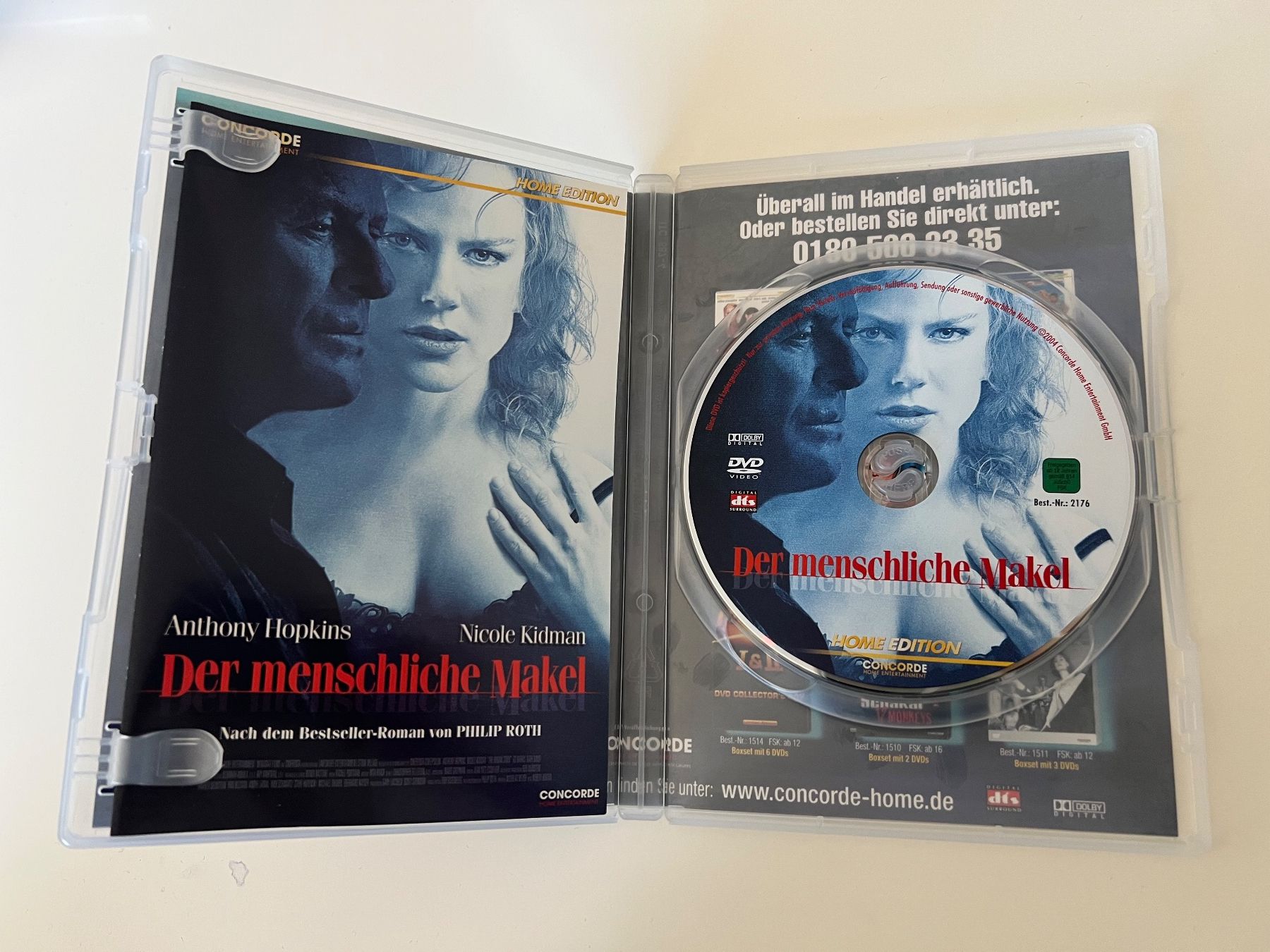 Tutti i DVDs: DVD Der menschliche Makel – Nuovo (secondo la descrizione) da Altstätten SG venduto da sheamus 2