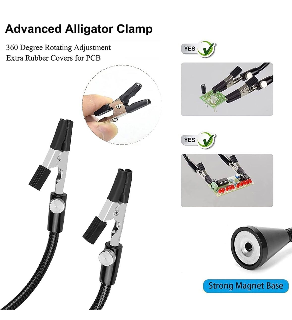 Alle Werkzeuge: Lötwerkzeug dritte Hand mit 3X-LED Lupe – Neu und originalverpackt aus Nuglar von SaleRitter 3