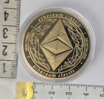 goldene ETH / Ethereum Münze, Neu!