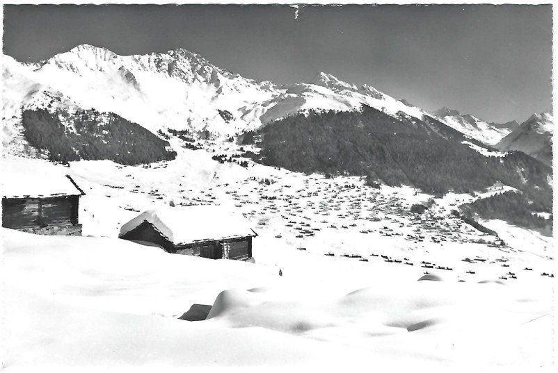 Cartoline postali: AK Verbier avec la combe de Médran - 1963! – Usato da Rheinfelden venduto da wil_m7gh