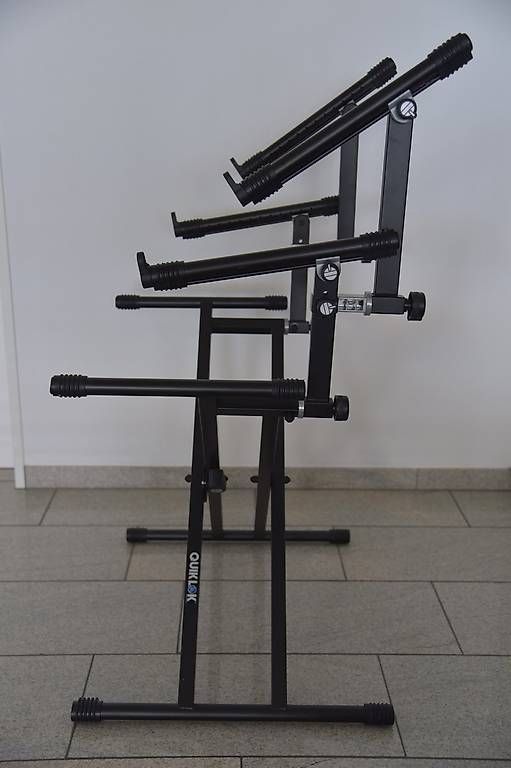 Supporti per strumenti musicali & leggii: Professioneller Doppel-Keyboardständer Quik Lok QL723 – Usato da Jona venduto da nice2have4us01 1