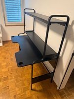Fredde, Gamingschreibtisch, schwarz, 140x74x146