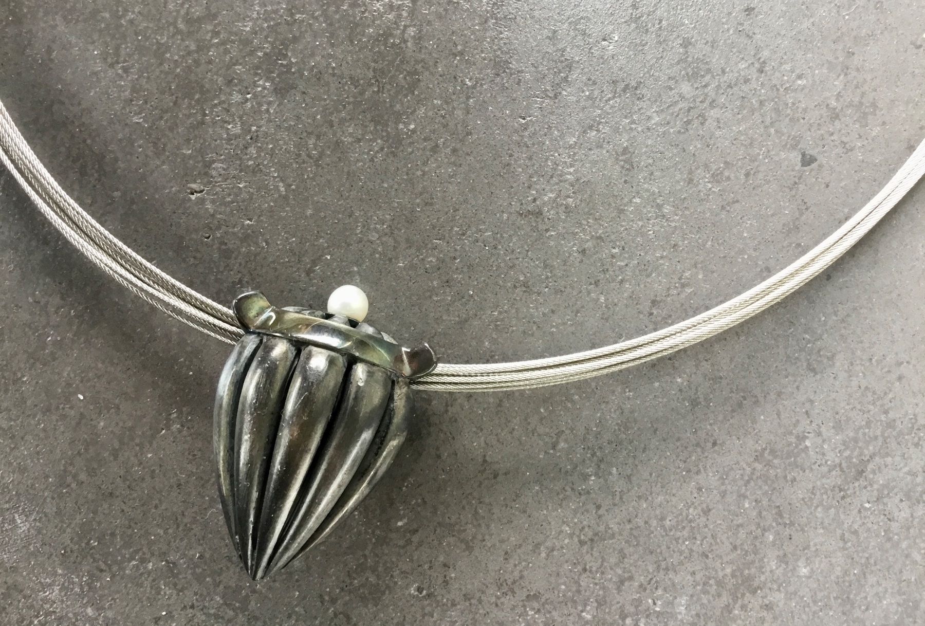 Ketten: Stahl-Collier | Unikat – Neu (gemäss Beschreibung) aus Eggersriet von Wiese61 1