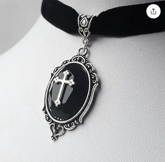 Yobest Hohlen Designs Schwarz Leder Samt Halsband Halskette Schicht Chockers Vintage Gothic