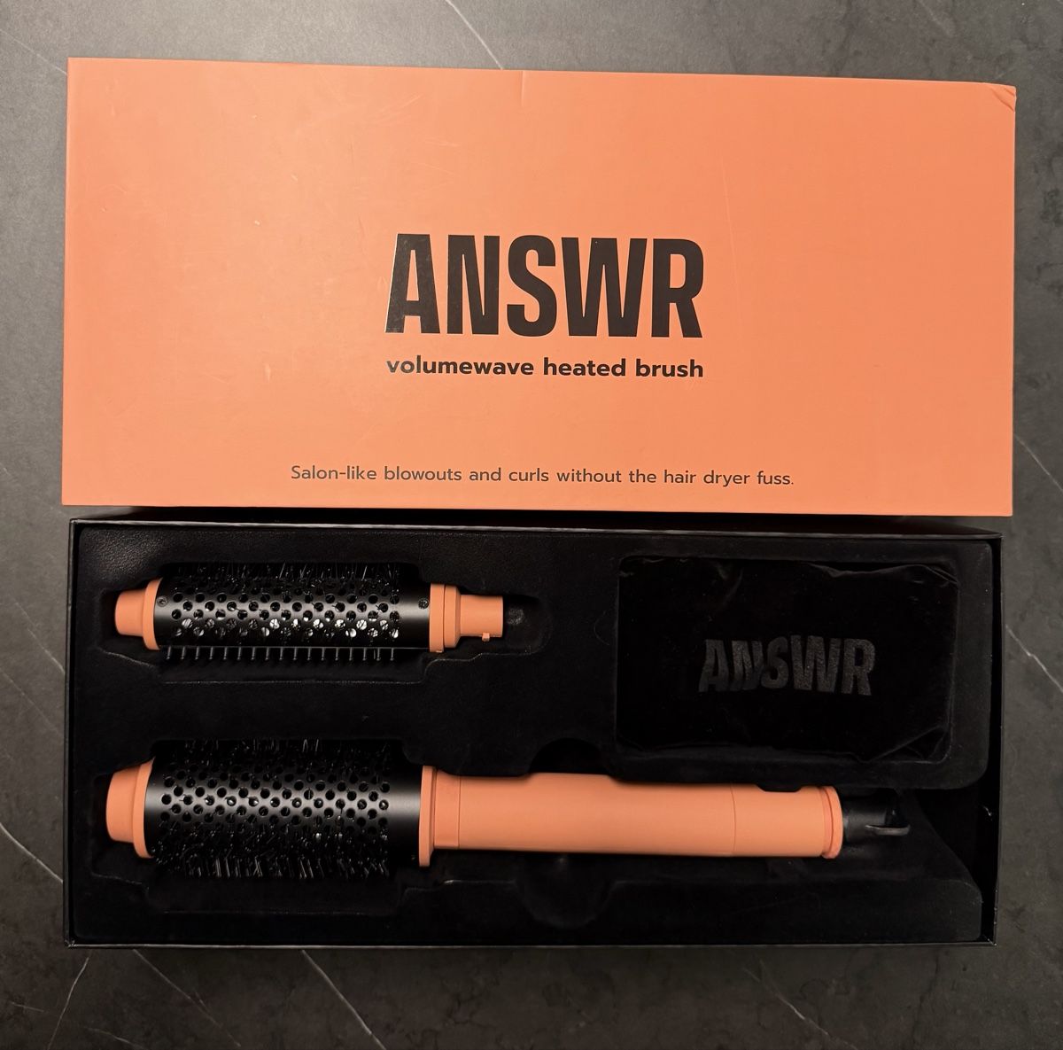 Piastre & Arricciacapelli: ANSWR Volumewave Heated Brush – Nuovo e nell'imballaggio originale da Uster venduto da giu_cfl2
