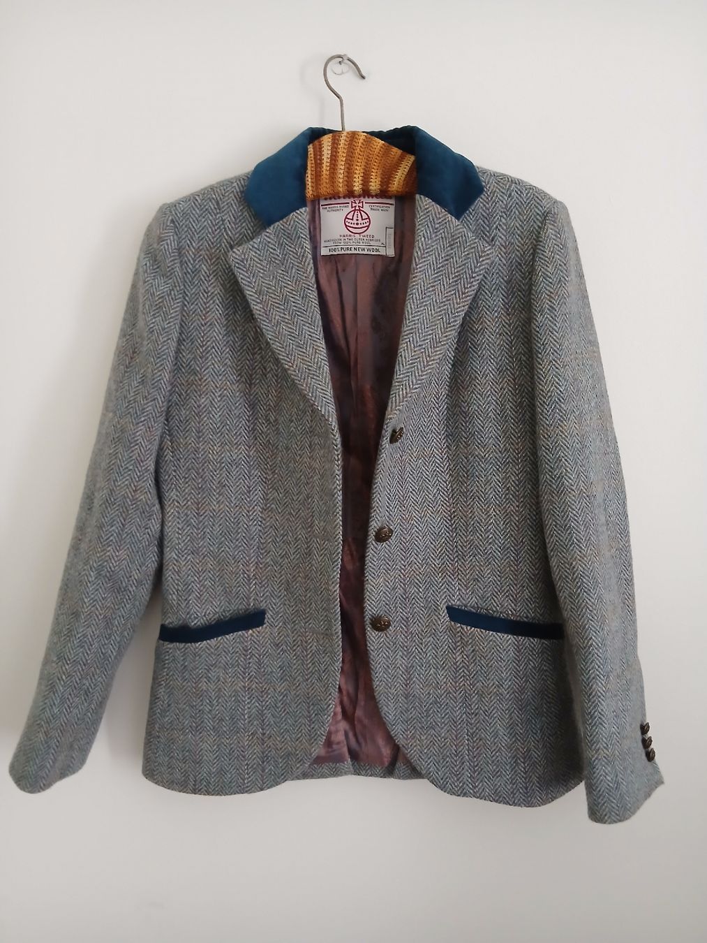Giacche: Harris Tweed Vintage Jacket Wool Blue Size S – Nuovo (secondo la descrizione) da Wil SG venduto da tre_g2l7