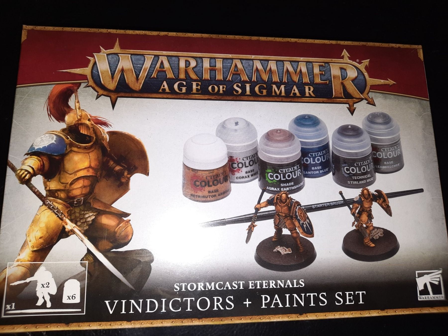 Kit di modellismo & Modellini statici: Warhammer Paint Set VINDICTORS – Nuovo e nell'imballaggio originale da Biasca venduto da Old_6blh