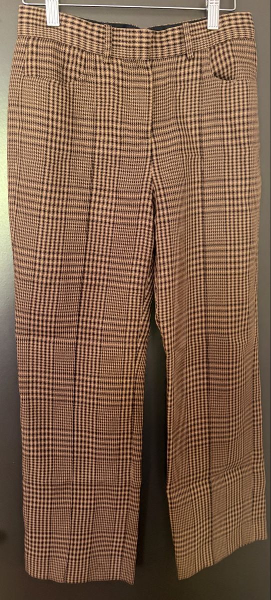 Maje Pantaloni: Plaid Trousers Brown/Black Size 36 – Usato da Zürich venduto da FStewart 4