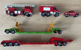 Siku Modellautos Feuerwehr & Nutzfahrzeuge (Konvolut)