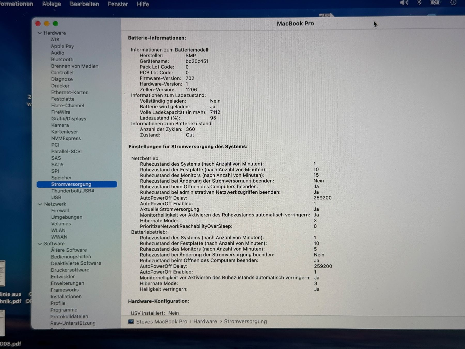 Apple Notebook: MacBook Pro 15-inch 512GB – Usato da Basel venduto da iSwissFox 9