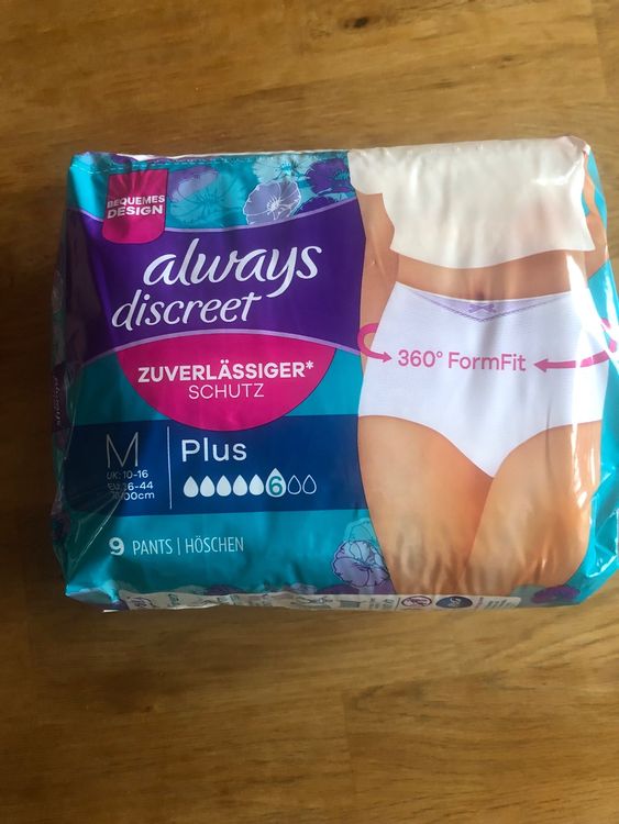 Always - Höschen "Discreet Boutique" Größe L - 9 Stück In Schwarz