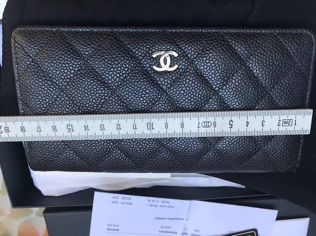 Chanel Portamonete: Chanel portemonnaie fullset – Usato da Riehen venduto da lana81 2
