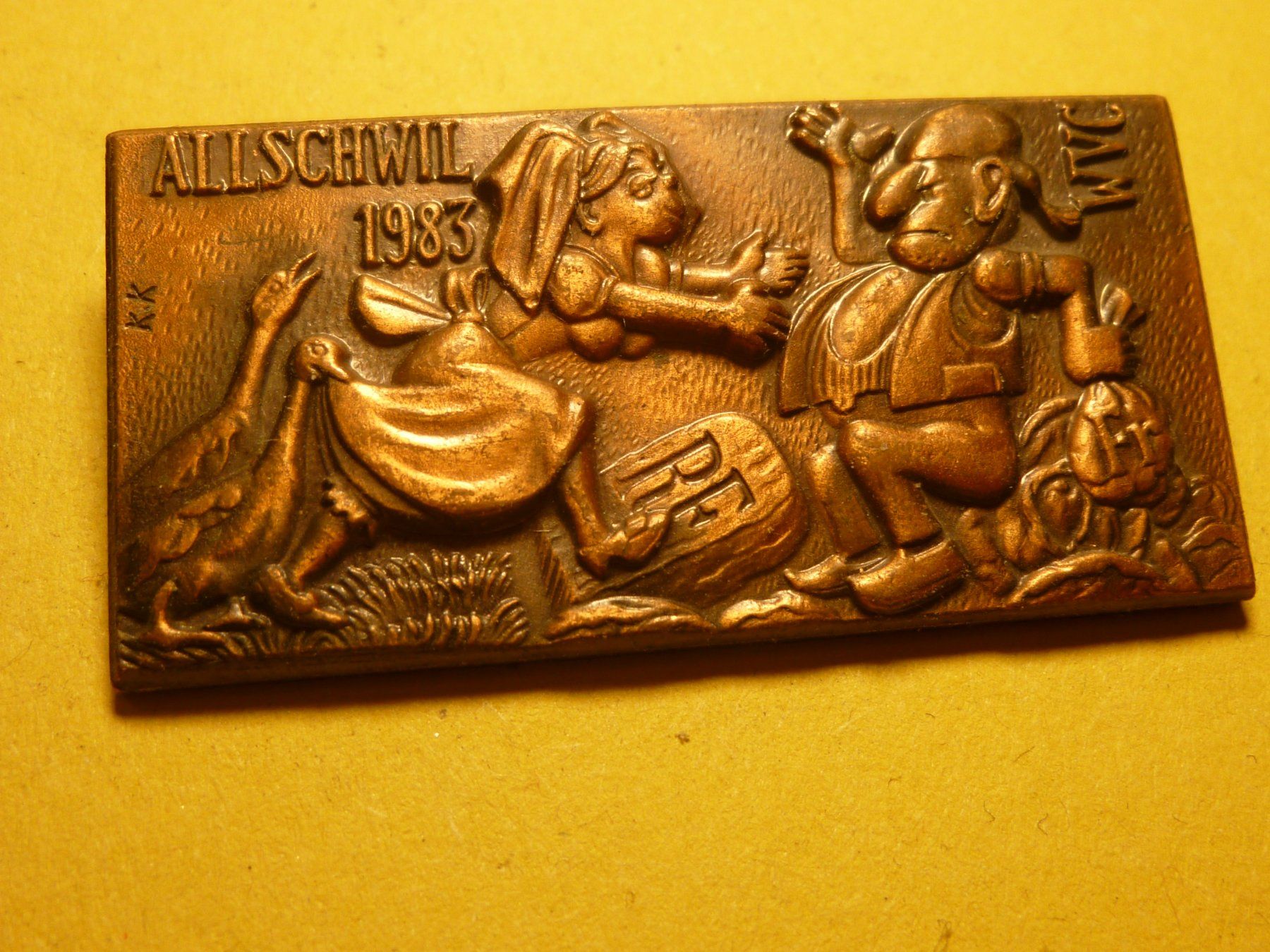 Plaquettes & Badges: ALLSCHWIL 1983 BRONZE – D'occasion à Ried (Muotathal) par Mandarin02