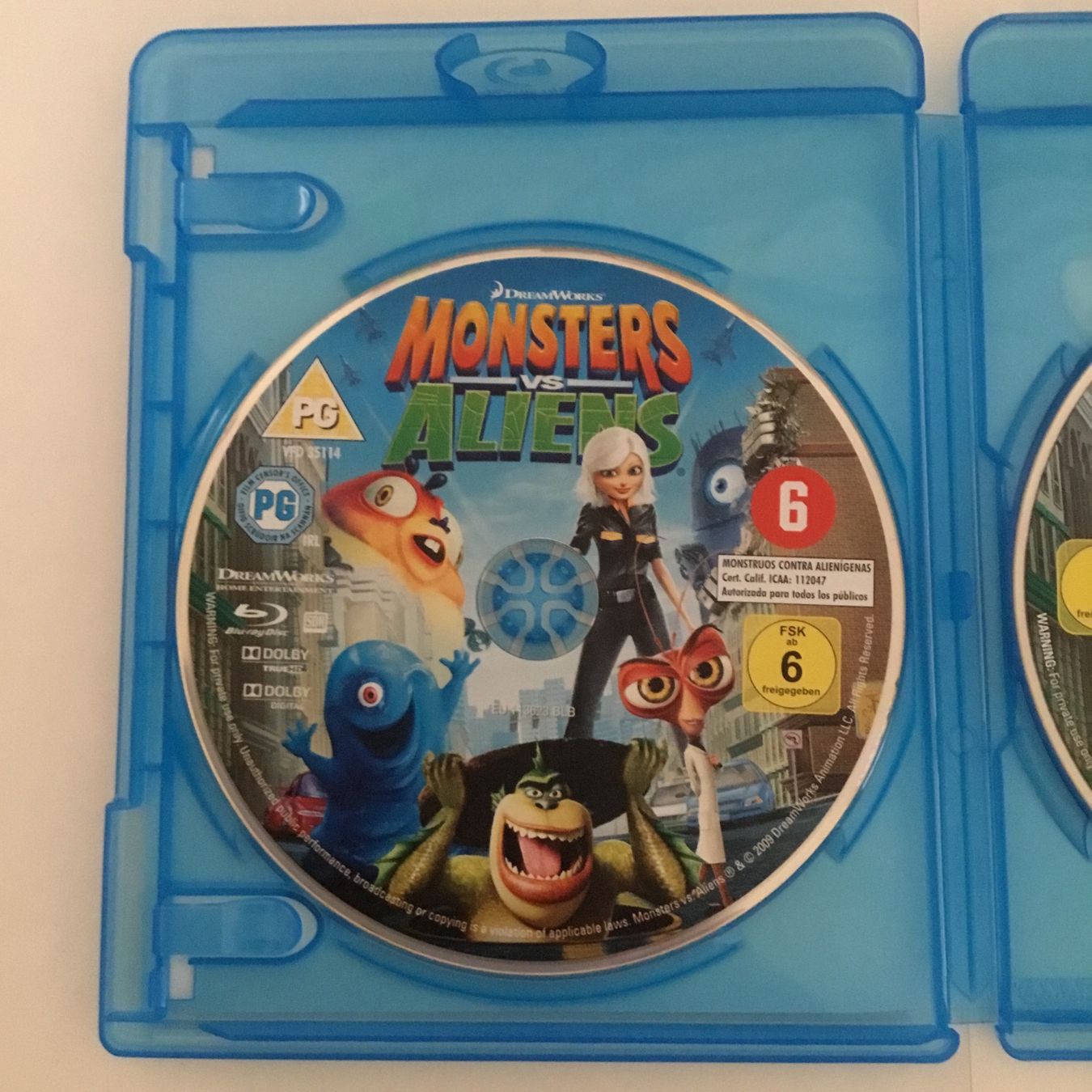 Alle DVDs: Monster und Aliens Blu Ray 3d + 2D – Neu (gemäss Beschreibung) aus Blauen von  3