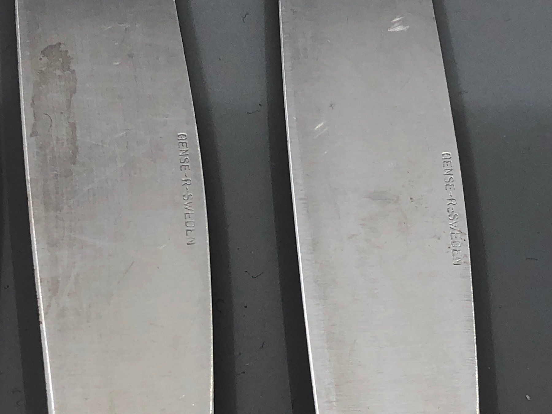 Posate: 6 Tafelmesser versilbert Skandinavisches Design – Usato da Basel venduto da Tiabeanie 5