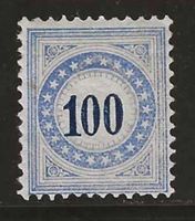 1882 : Porto Nr. 13N, ungebraucht *, KP 1200.--