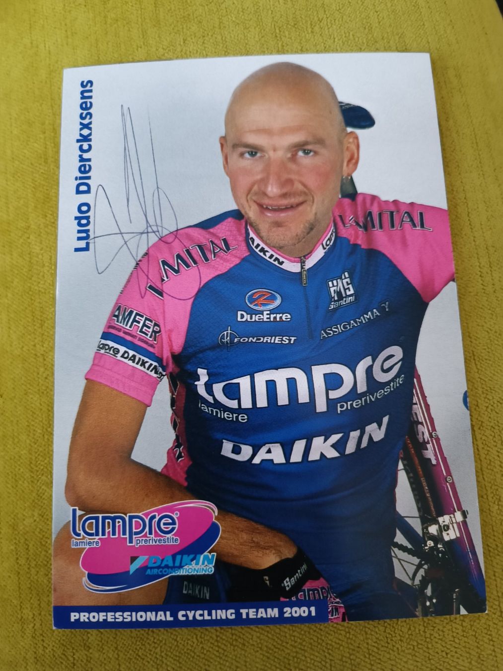 Autogramme: Ludo Dierckxsens - Rad - handsigniert – Gebraucht aus Menziken von Autogramme