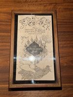 Harry Potter Karte des Rumtreibers Replika mit Wanddisplay