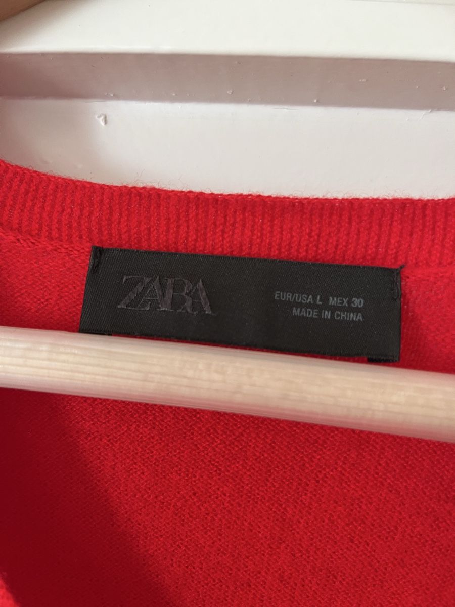 Zara Maglioni & Felpe: Zara bright red sweater 100% wool – Nuovo (secondo la descrizione) da Lausanne venduto da NoraPlethora 2