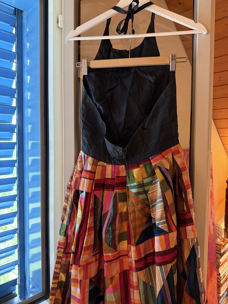Kleider: Dresshalterneck Black Colorful Patchwork – Gebraucht aus Zürich von BettinaMarie2308 3