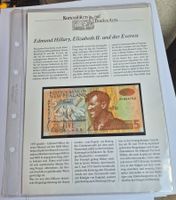 Kuriositäten auf Banknoten - Edmund Hillary und der Everest