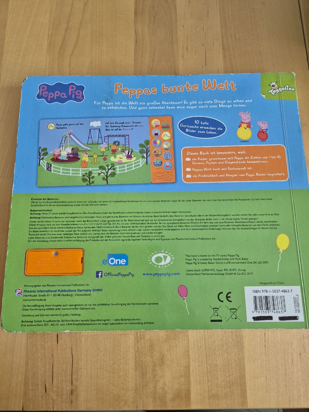 Bücher: Peppa Pig Soundbuch "Peppas bunte Welt" – Gebraucht aus Wil SG von  1