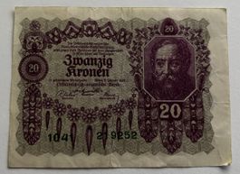Österreich 20 Kronen 1922