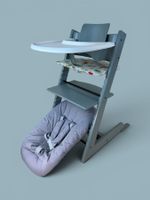 Stokke® Tripp Trapp inkl. Babyset, Kissen, Tray & Newborn